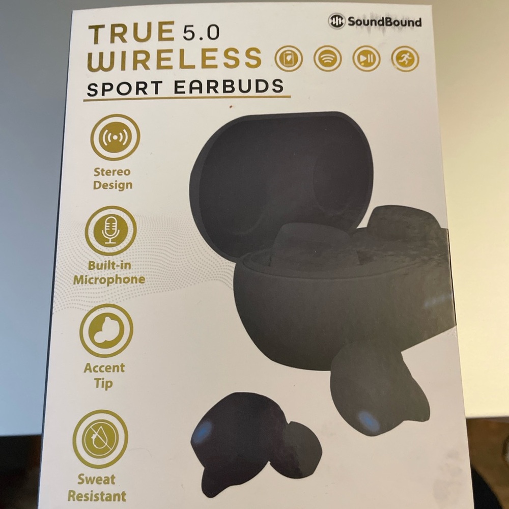 🎧 Brand New Wireless Sport Earbuds – Black (Originally $50, Now $22!)